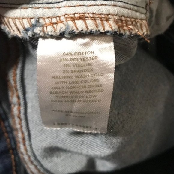 DONATED Women's Dip Blue Skinny Jeans - Size 6 - Picture 8 of 8